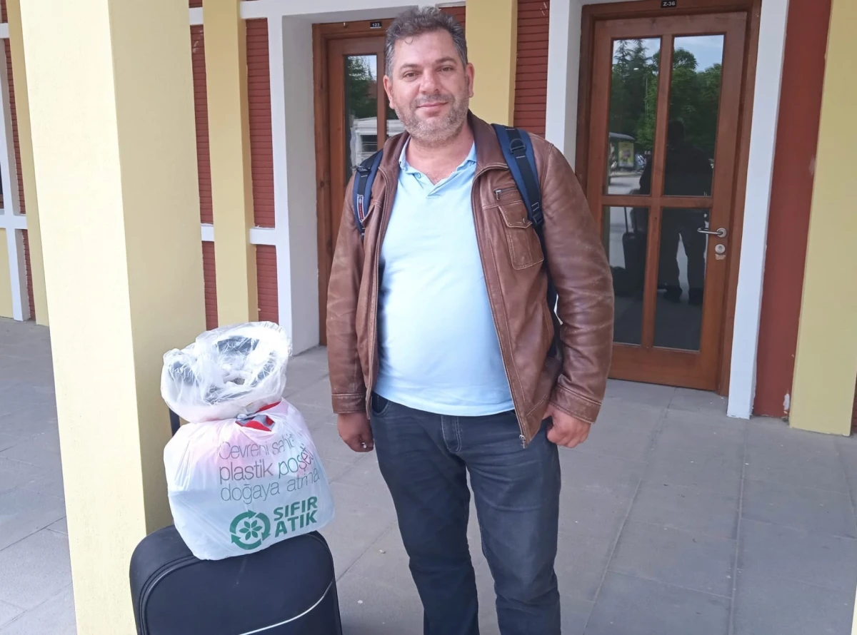 Eskişehir Tren Garı’nda bayram tatili hareketliliği 
