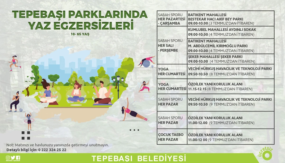 Açık havada spor keyfi başlıyor 