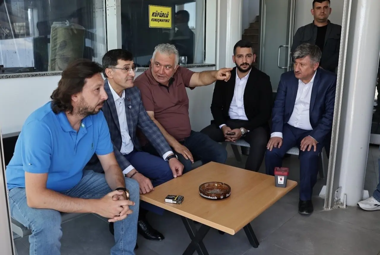 Kütahya Belediye Başkanı Eyüp Kahveci terminalde incelemelerde bulundu
