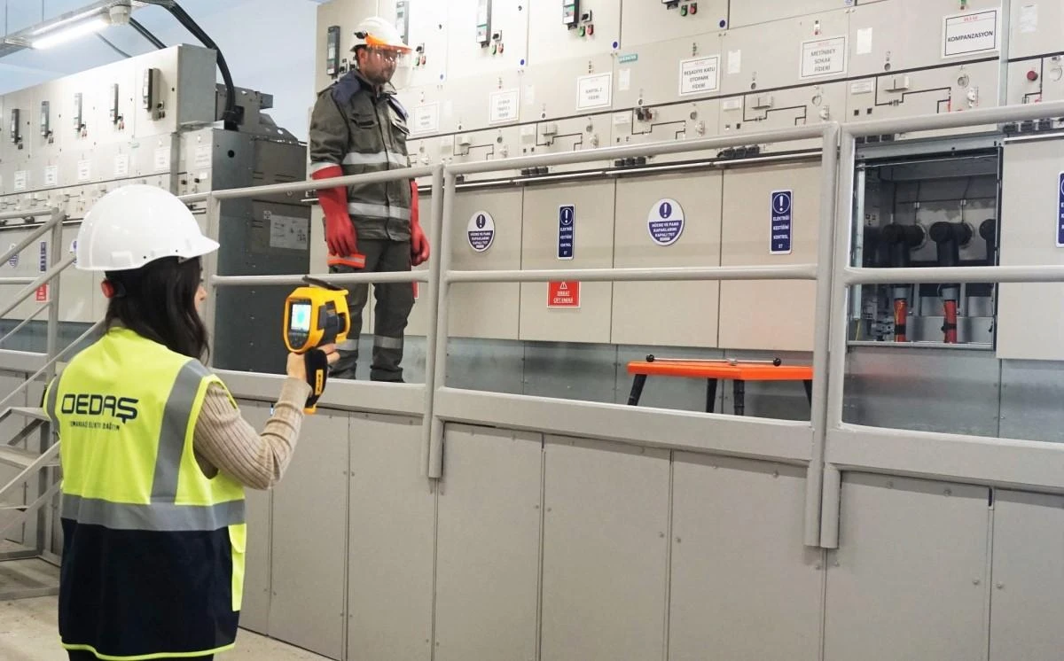 Enerji nakil hatları, trafolar ve saha dağıtım kutuları bakımdan geçti