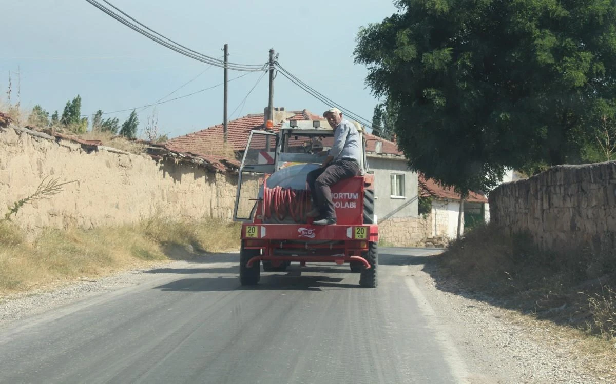 Seyitgazi’deki orman yangınını söndürmek için köylüler de seferber oldu