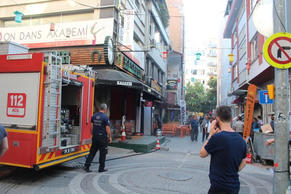 Eskişehir’de alev alan tüp panik oluşturdu
