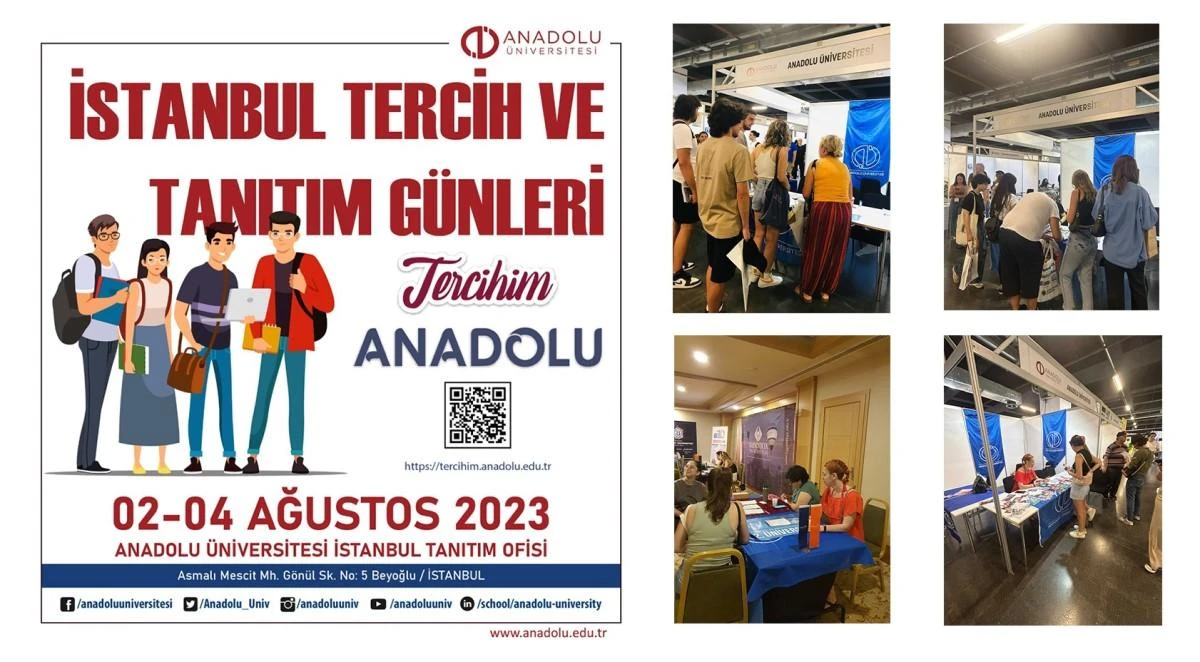 Anadolu Üniversitesi, İstanbul’da da tercih döneminin nabzını tutuyor