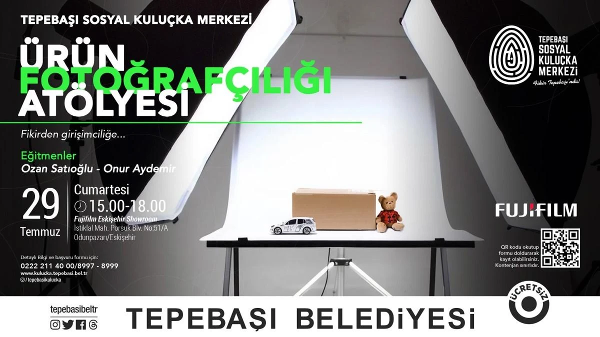 Tepebaşı Belediyesi öncülüğünde ‘Ürün Fotoğrafçılığı Atölyesi’ düzenlenecek