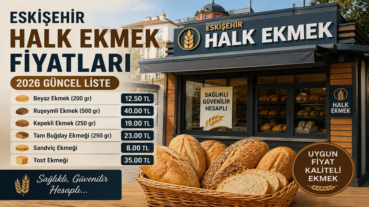 Eskişehir Halk Ekmek Fiyatları Ne Kadar? 2026 Güncel Liste