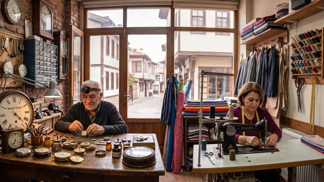 Saatçilik Ve Terzilikte Ustalık Devam Ediyor