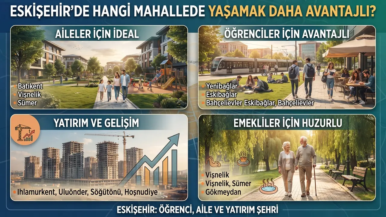 Eskişehir’de Yaşamak İsteyenlere Bol Seçenek