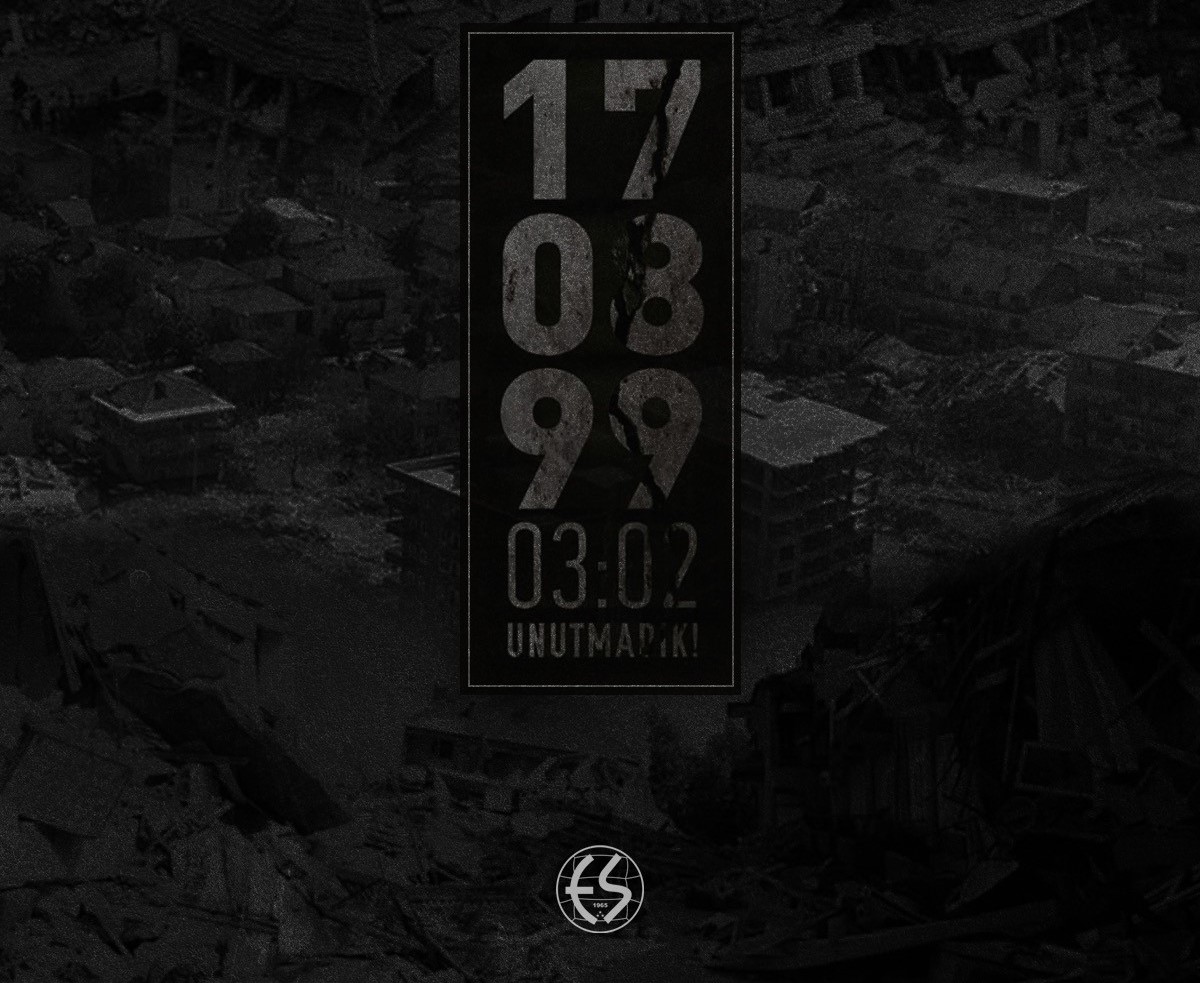 Eskişehirspor’dan Marmara Depremi anma paylaşımı
